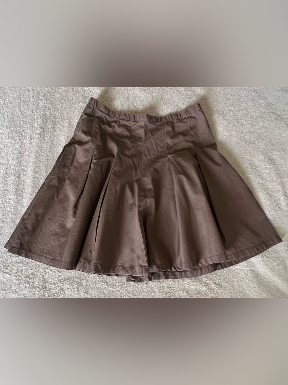 Patagonia Brown Pleated Skirt